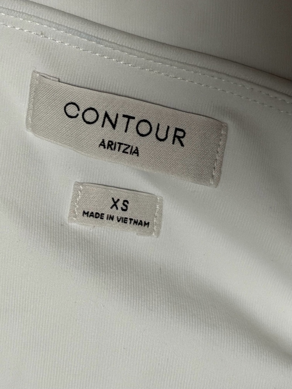 Aritzia Contour Off-Shoulder White Women's Top - Picture 4 of 4